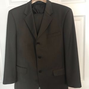 Brown wool suit by Jones New York